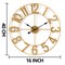 Sorbus Large Wall Clock for Living Room Decor - Numeral Wall Clock for Kitchen - 16-inch Wall Clock Decorative